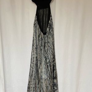 Long tie dyed maxi with cut out. Beautiful!!